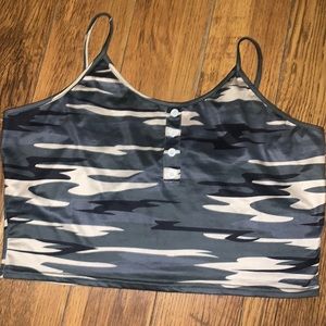 Camo tank top